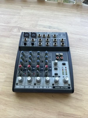 Behringer XENYX 802 Premium 8-Input 2-Bus Mixer Mixing Console - No Power Cord - Image 1 of 2