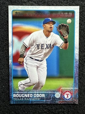 ROUGNED ODOR #491 2015 Topps Baseball QTY Texas Rangers - Image 1 of 2