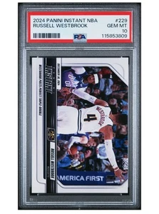 2024 Panini Instant Russell Westbrook #229 PSA 10 GEM MINT ๐ฅ - Picture 1 of 4