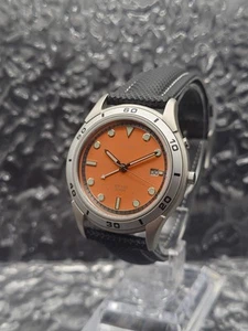 Citizen Alarm Watch - Ref. 6075-Y69761 - QD 8550 - Orange - Boxed - Bild 1 von 9