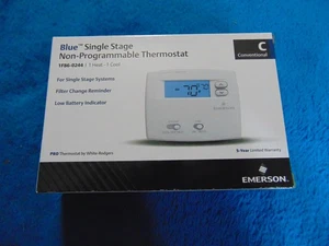 EMERSON WHITE-RODGERS NON-PROGRAMMABLE THERMPSTAT 1F86-0244 - Picture 1 of 6