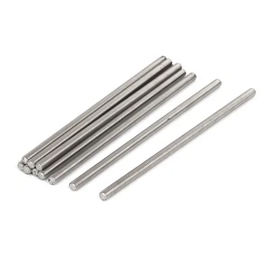 10x Completamente L Asta Filettata Prigionieri Argento 304 Acciaio Inox M6x150mm - Foto 1 di 6
