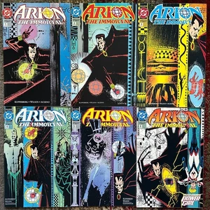 all 6 Arion The Immortal by Paul Kupperberg 1992 DC Comics Complete Series XLNT - Imagen 1 de 23