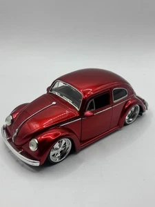 JADA TOYS 1959 VW VOLKSWAGEN BEETLE CANDY RED 1:24 DIECAS MODEL NEW NO BOX - Picture 1 of 10