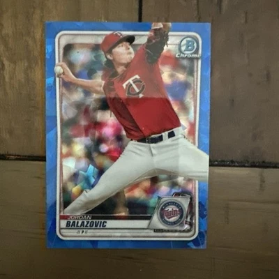 2020 Bowman Draft Sapphire Edition | Jordan Balazovic - Image 1 of 3