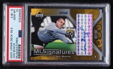 2005 Upper Deck MLS MLSignatures /25 Jon Busch #JB-S PSA 10 GEM MT Auto