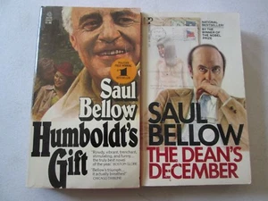SAUL BELLOW LOT OF 2 PAPERBACKS Humboldt's Gift and The Dean's December Novels - Bild 1 von 1