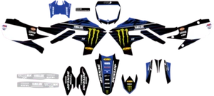 Kit completo de calcomanías de carenado D'COR 2021 de fábrica Yamaha 20-50-601 - Imagen 1 de 1