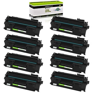 8PK CF280A 80A Black Toner Cartridge Fits For HP LaserJet Pro 400 M401dw M425dn - Picture 1 of 18