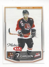 2008-09 Medicine Hat Tigers (WHL) Cody Carlson (Dundee Stars)