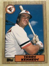 1987 Topps Traded Tiffany Glossy Terry Kennedy Baseball Card #57T Orioles NM