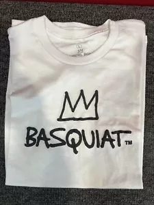 Jean Michel Basquiat Abstract Print White T-shirt New Without Tags - Picture 1 of 8