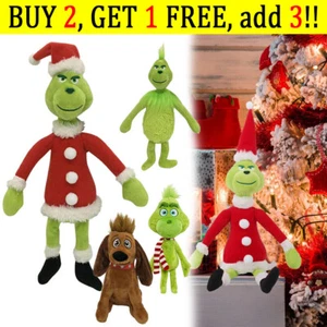 1x Weihnachten Grinch Plüschtiere Hund Weich Stofftier Puppen Kinder Geschenke - Bild 1 von 22