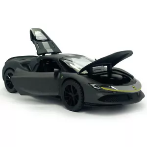 1:32 Scale Black Ferrari SF90 Model Car Diecast Toy Cars Gift Toys for Boys Kids - Picture 1 of 12