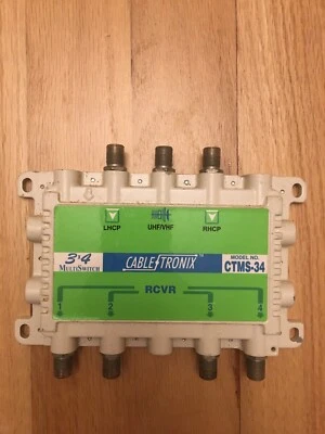 CABLE TRONIX 3X4 MULTI-INTERRUPTOR SALIDA CUÁDRUPLE CTMS-34 Foto 1 de 3
