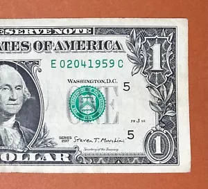 February 4, 1959 ; 2 April 1959 (E 02041959 C) Birthday Note $1 One Dollar Bill - Picture 1 of 3