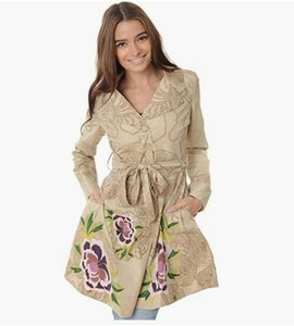 Desigual Trench Coat Regular Size Coats 