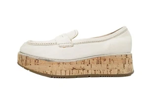 Prada Wood Sole Platform Leather Shoes 36EU Size - Picture 1 of 8