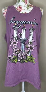 Boy Genius Three Candles Tank Top Unisex Adults Sz XL Purple Merch Shirt - Picture 1 of 3