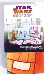 Star Wars Forces of Destiny 1-Pk Reversible Graphic Pillowcase Standard - Picture 1 of 3