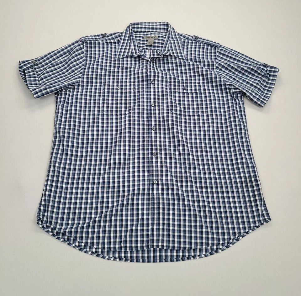 Spring And Mercer Shirt Mens  2XL XXL Blue Button Up Comfort Casual - Image 1 of 4