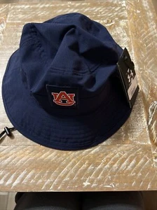 Under Armour Auburn Tigers ISO-CHILL Navy Blue Boonie Bucket Hat Cap Men's M/L - Picture 1 of 3