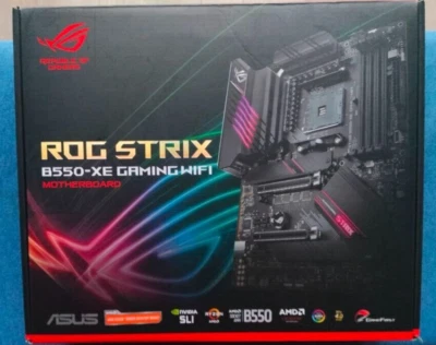 ASUS ROG STRIX B550-XE GAMING WIFI +  scheda ASUS Hyper M.2 x16 Gen 4 - Immagine 1 di 4
