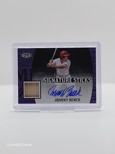 2024 Leaf Lumber JOHNNY BENCH Game-Used Bat Relic Auto Autograph 15/15 π₯ - Picture 1 of 2