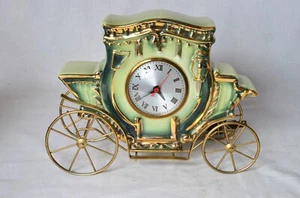 Sessions Clock Co Oxford Porcelain Coach Carriage Clock Working! - Picture 1 of 5