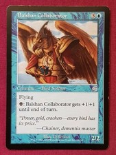 Magic The Gathering TORMENT BALSHAN COLLABORATOR single blue card MTG