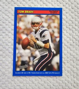 2005 Topps Bazooka Blue Border #12 "Tom Brady" New England Patriots NM - Picture 1 of 3