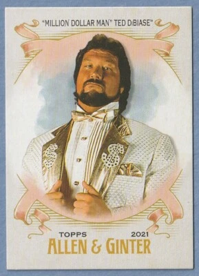 2021 Topps Heritage WWE Allen and Ginter #AG15 "Million Dollar Man" Ted DiBiase - Image 1 of 2