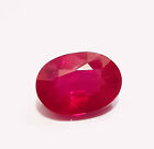 Certyfikowany 10,20 ct naturalny czerwony rubin owalny kształt pierścionka rozmiar luźny kamień szlachetny