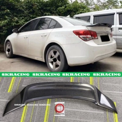 KITS DE ALERÓN LABIO TRASERO DE FIBRA DE CARBONO REAL PARA CHEVROLET CRUZE 2011-2015 Foto 1 de 4