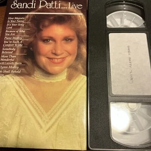 Sandi Patti... Live VHS Video Christian vocalist music - Picture 1 of 1