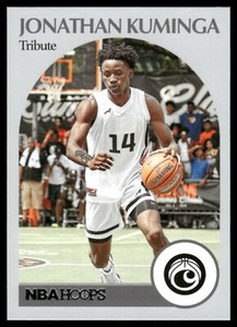 2021 Panini Chronicles Draft Picks Hoops #55 Jonathan Kuminga Rookie Card RC