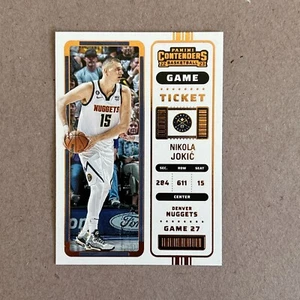 2022-23 Contenders Nikola Jokic Game Ticket 17 Denver Nuggets - Picture 1 of 6