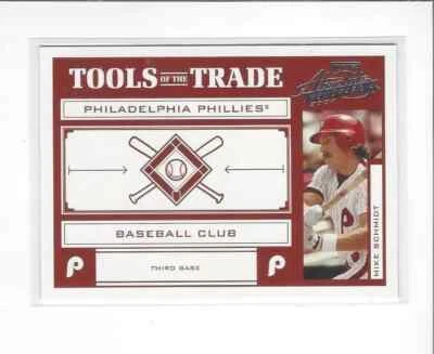 2004 Absolute Memorabilia Tools of the Trade Red #102 Mike Schmidt Phillies /200 - Image 1 of 4