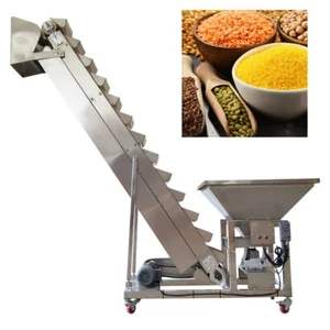 Electric Feeder Rice Nut Granule Food Bucket Elevator Machine 220V 150L 6.23ft - Picture 1 of 24