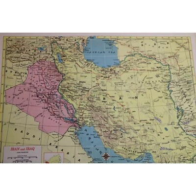 Oriente Medio Turquía Siria Irak Irán Mapa De Colección Atlas Mundial Globemaster 90663 Foto 1 de 4