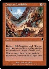 Apocalypse Dwarven Landslide x4 Magic The Gathering NM