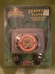 Factory Sealed 1994 Mighty Morphin Power Rangers Cassette Player w/Headphones. - Picture 1 of 14