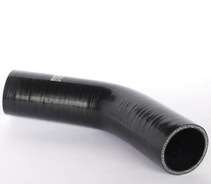  Gomito in silicone, 45° gradi, ID 68mm, tubo in silicone, arco, tubo radiatore, NERO - Foto 1 di 6