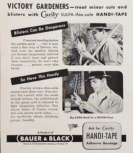 1944 Curity Handi-Tape Adhesive Bandage Print Ad - Imagen 1 de 1