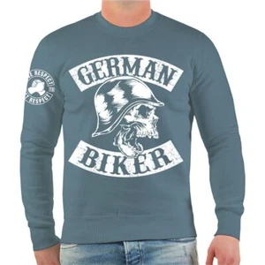 Felpa pullover uomo German Biker MC deutscher club germany supporto - Foto 1 di 5