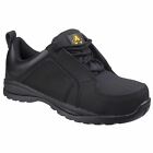 Amblers Safety FS59C Black Ladies Safety Trainers Leather S1