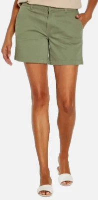 Banana Republic Ladies' Chino Short Agave Green Size 10 New - Image 1 of 4