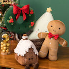 Christmas Gingerbread Man Xmas Tree Plush Doll Pillow Stuffed Plush Toys Decor