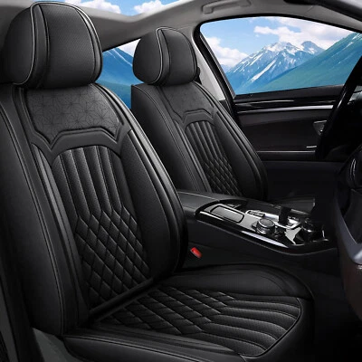 For Chevrolet Sonic 2012-2020 Car Front Row 2-Seat Cover Pu Leather Cushion 2Pcs Foto 1 de 4