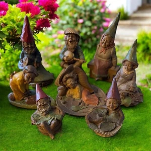 Group Of 8 Tom Clark Gnomes, Retired Designs Collectibles For Gnome Lovers. - Picture 1 of 15